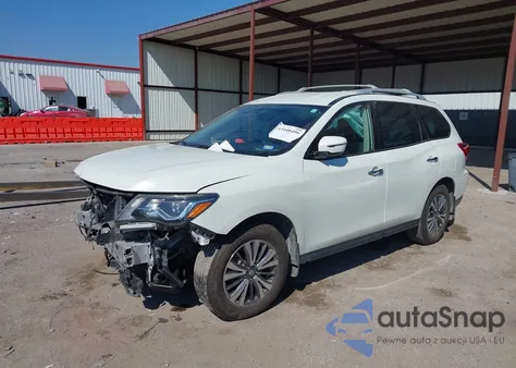 2019 Nissan Pathfinder Sv z USA, uszkodzony, nr VIN 5N1DR2MNXKC582825